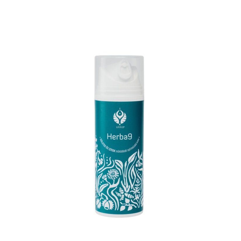 UKKO Herba9 krém na klouby 150 ml s mentolem a kafrem pro masáž namáhaných míst