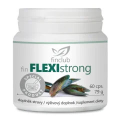 Finclub fin FLEXIstrong – doplněk stravy na podporu kloubů s extraktem ze slávky zelenoústé