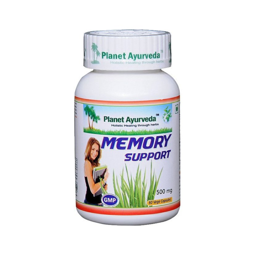 Planet Ayurveda Memory Support 60 kapsúl, ajurvédsky komplex na pamäť a sústredenie Planet Ayurveda Memory Support 60 kapsúl, ajurvédsky komplex na pamäť a sústredenie