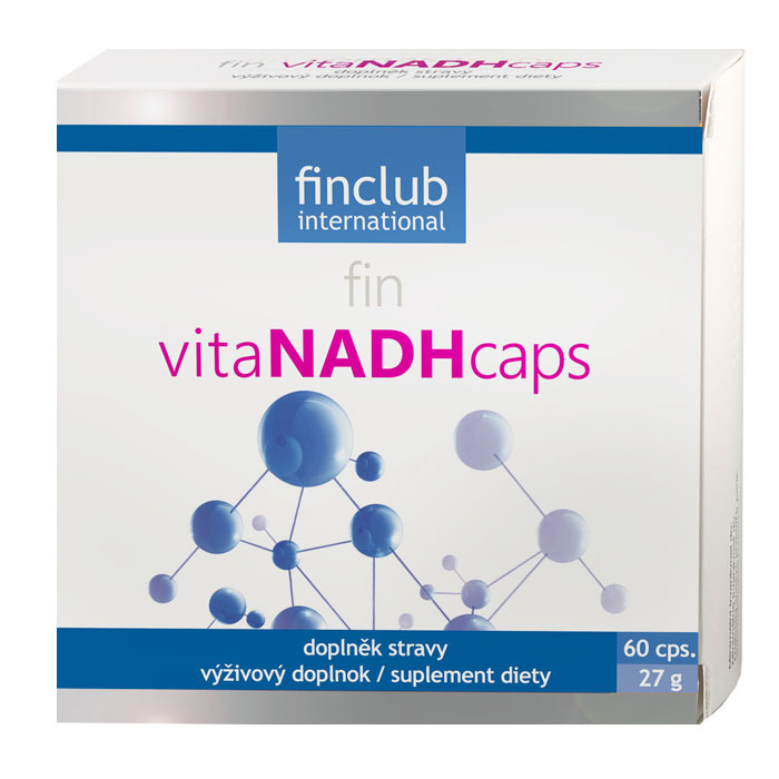 Finclub vitaNADHcaps 60 kapslí, doplněk stravy na podporu energie a vitality Finclub vitaNADHcaps 60 kapslí, doplněk stravy na podporu energie a vitality