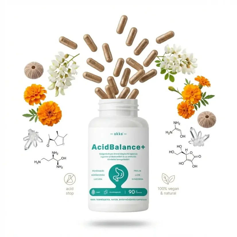 UKKO AcidBalance+ s akací, měsíčkem a korálovcem pro žaludeční komfort