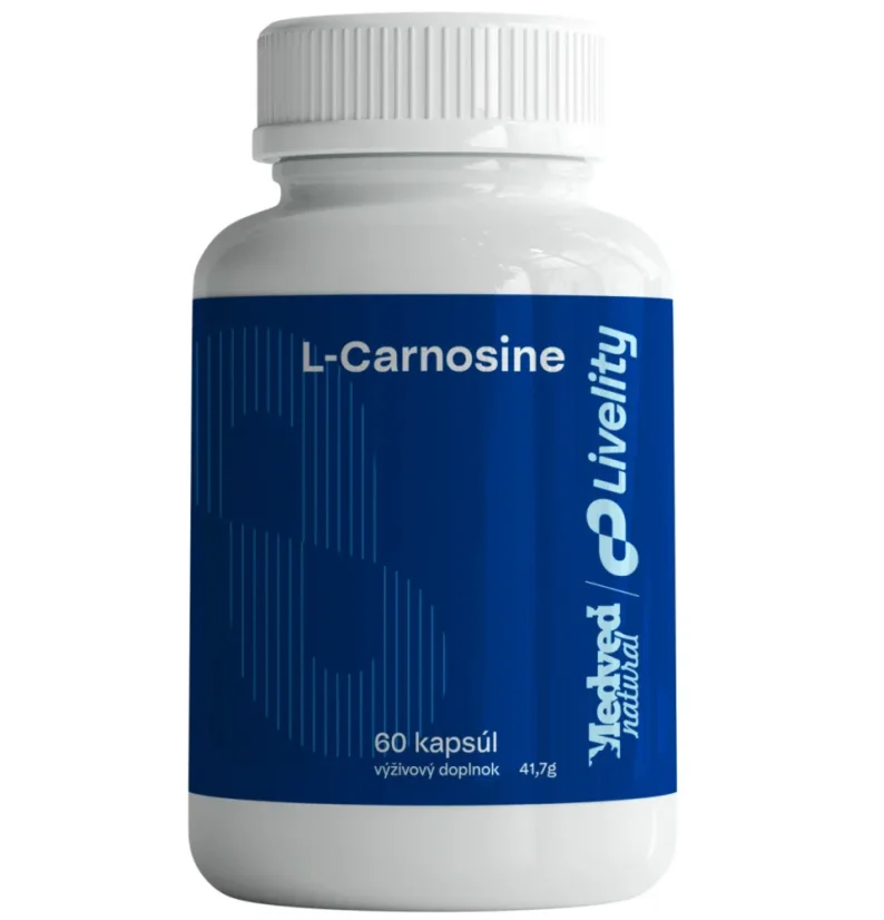 Medveď Natural L-Carnosine doplněk stravy s 60 kapslemi