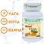 Planet Ayurveda Premium Blood Cleanse s ajurvédskym znázornením dóš Vata, Pitta a Kapha