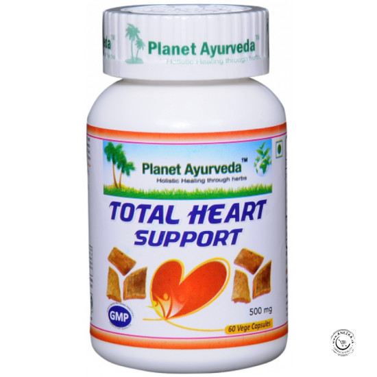 Planet Ayurveda Total Heart Support ajurvédsky doplnok pre zdravie srdca a ciev, 60 kapsúl