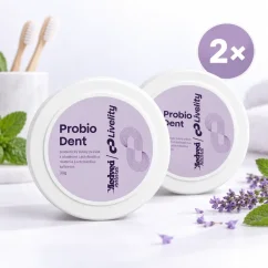 Medveď Natural ProbioDent dvojbalení 2×30 g probiotického zubního prášku