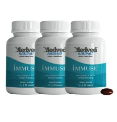 3× Medveď Natural IMMUSE 30 softgel kapsúl s postbiotikom LC-Plasma