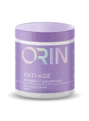 ORIN ANTI-AGE kolagén s polyfenolmi, malinová príchuť, 201 g