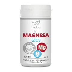 Finclub MAGNESAtabs hořčík s vitaminy B, podpora svalů, nervů a energie