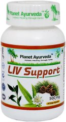 Planet Ayurveda Liv Support (Játra) extrakt 500 mg 60 kapslí