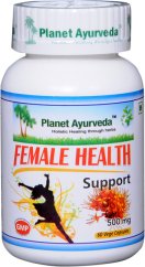 Planet Ayurveda Female Health Support (Podpora zdraví žen) extrakt 500 mg 60 kapslí