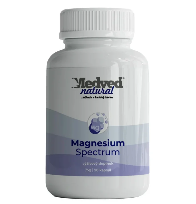 Medveď Natural Magnesium Spectrum – komplex hořčíku pro energii, nervy a svaly Medveď Natural Magnesium Spectrum – komplex hořčíku pro energii, nervy a svaly