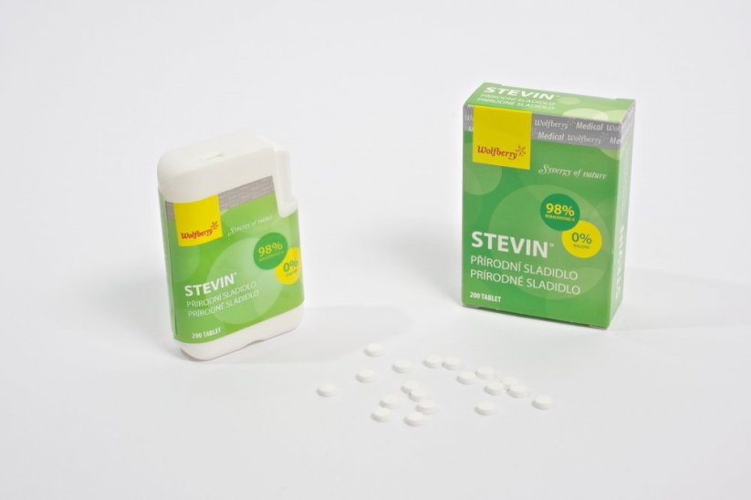Wolfberry Stevin prírodné sladidlo (z listov stévie) 200 tabliet