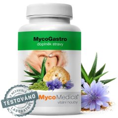 MycoGastro MycoMedica – doplněk stravy s houbou Hericium a bylinami pro ochranu žaludeční sliznice a trávicího systému