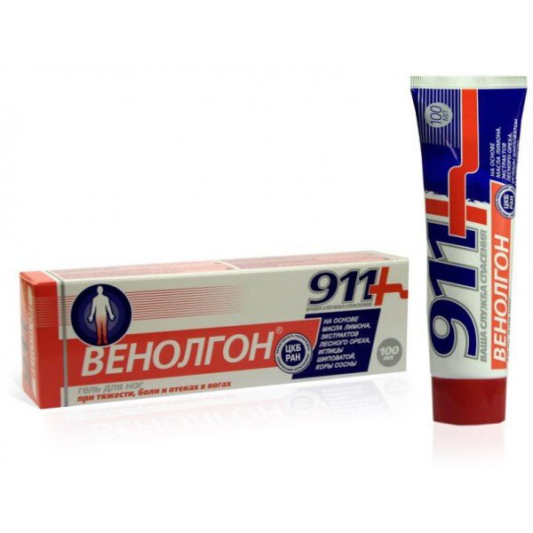 Venolgon 911 gél na nohy 100 ml – úľava od bolesti, opuchov a ťažkých nôh s prírodnými extraktmi