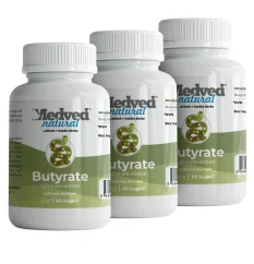 3× Medveď Natural Butyrate 60 kapsúl s mikroenkapsulovanou formou butyrátu