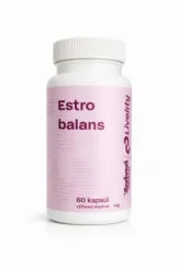 Estro Balans Medveď Natural – doplněk stravy pro hormonální rovnováhu žen, podpora menstruačního cyklu a estrogenní rovnováhy