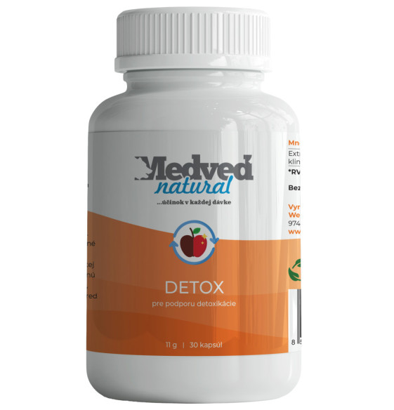 Detox od Medveď Natural na podporu lepšieho fungovania pečene a na úpravu hladiny cholesterolu a triglyceridov Detox od Medveď Natural na podporu lepšieho fungovania pečene a na úpravu hladiny cholesterolu a triglyceridov