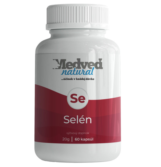 Medveď natural Selén 60 kapsúl