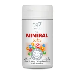 Finclub fin Mineraltabs minerály s vápnikom, horčíkom, zinkom pre vitalitu