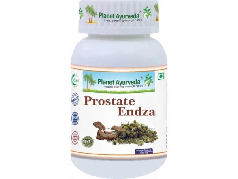 Prostate Endza – ájurvédský doplněk stravy pro podporu zdraví prostaty od Planet Ayurveda, 60 kapslí