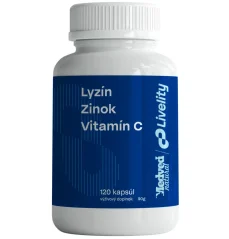 Medveď Natural Lyzín Zinok Vitamín C – doplnok výživy na podporu imunity, hojenia a protivírusovú ochranu