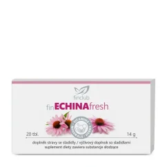 Finclub Echinafresh cmúľacie tablety s echinaceou, zinkom a vitamínom C