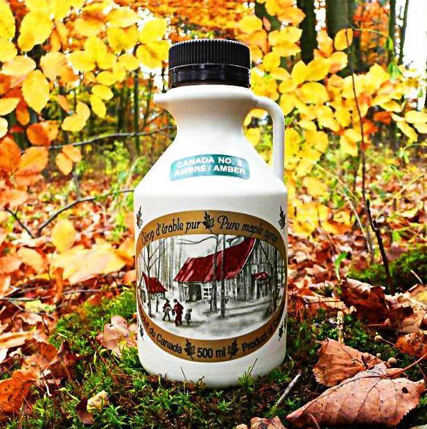 Javorový sirup Amber (Grade B) 500 ml krčah