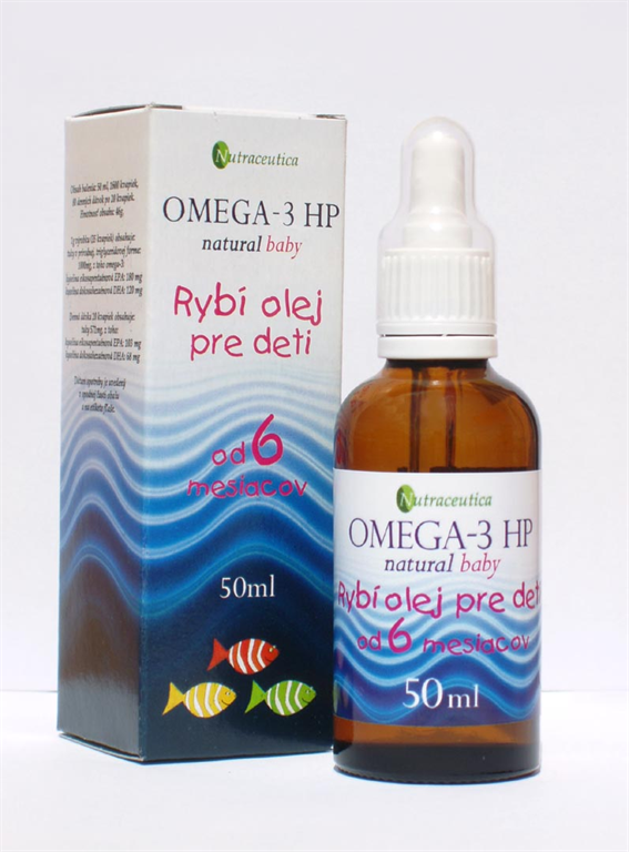Nutraceutica Rybí olej OMEGA-3 HP natural baby 50 ml Nutraceutica Rybí olej OMEGA-3 HP natural baby 50 ml