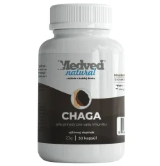 Medveď Natural Chaga – extrakt z březové houby pro podporu imunity a vitality
