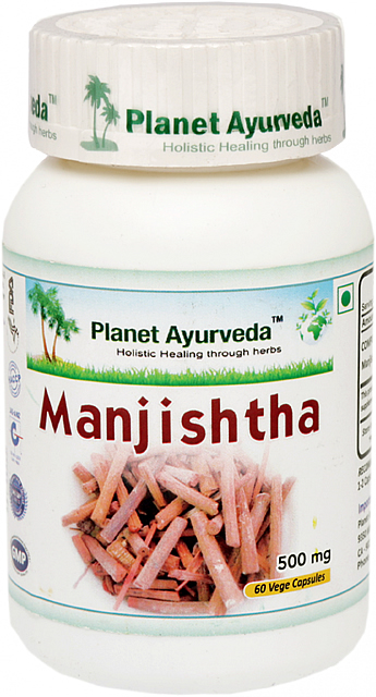 Planet Ayurveda Manjistha extrakt 10:1 500 mg 60 kapslí