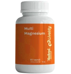 Medveď Natural Multi Magnesium 60 kapslí, komplex hořčíku pro energii, nervy a svaly