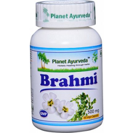 Planet Ayurveda Brahmi extrakt 10:1 500 mg 60 kapslí Planet Ayurveda Brahmi extrakt 10:1 500 mg 60 kapslí
