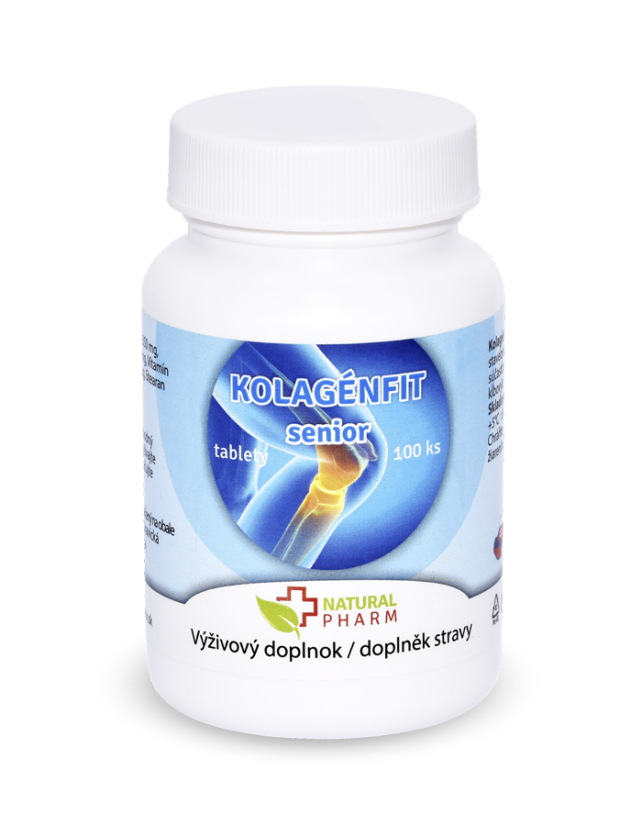 Natural Pharm KOLAGENFIT senior 100 a 200 tablet - Množstvo: 100 tabliet