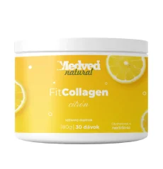 Medveď Natural FitCollagen citron, kolagenový prášek s Nextida GC, podpora sytosti, metabolismu a kontroly hmotnosti