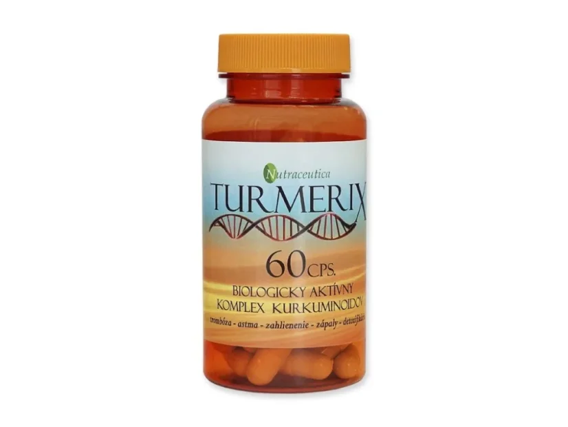 Turmerix – biologicky aktívny komplex kurkuminoidov od Nutraceutica na zápaly, imunitu a detoxikáciu