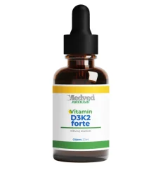 Medveď Natural D3K2 Forte kvapky 20 ml, vitamín D3 a K2 pre imunitu a kosti