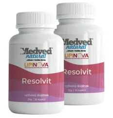 2× Medveď Natural Resolvit 30 kapsúl so špecializovanými lipidovými mediátormi SPM