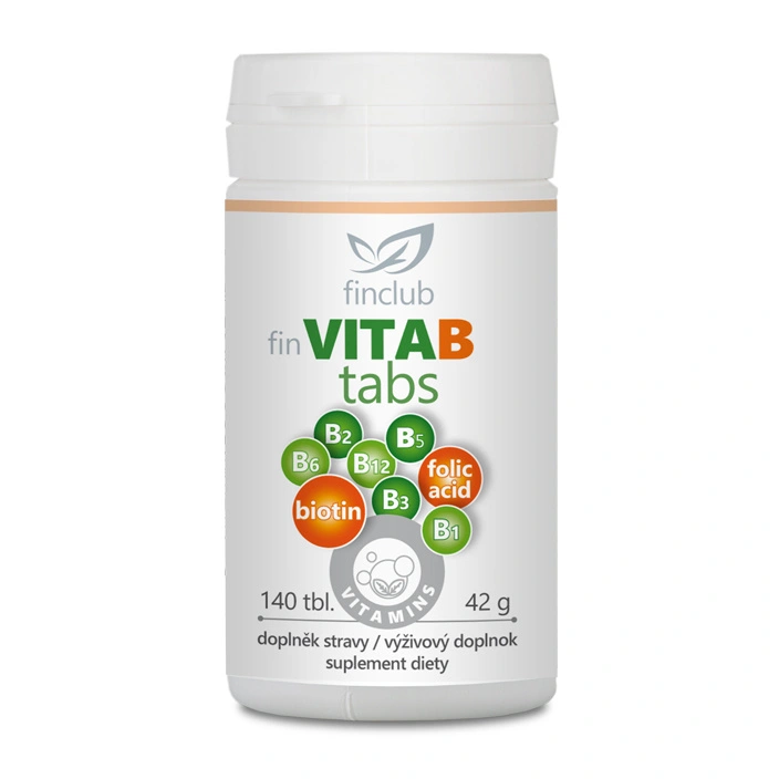 Finclub fin VitaBtabs – výživový doplnok s komplexom vitamínov skupiny B