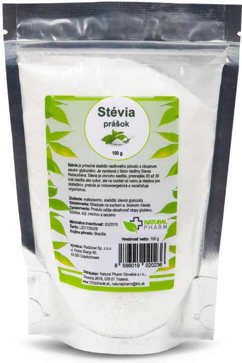 Natural Pharm Stévia prášok 100 a 200g