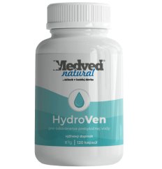 Medveď Natural HydroVen – doplněk stravy na odstranění přebytečné vody z těla, 120 kapslí