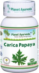 Carica Papaya Planet Ayurveda 500 mg kapsle pro podporu imunity a zdraví trávicího systému