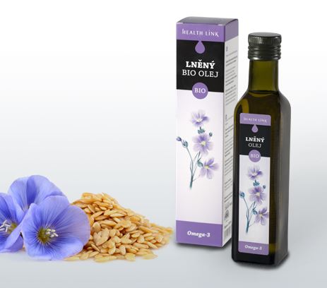 Health Link BIO Ľanový olej 250 ml