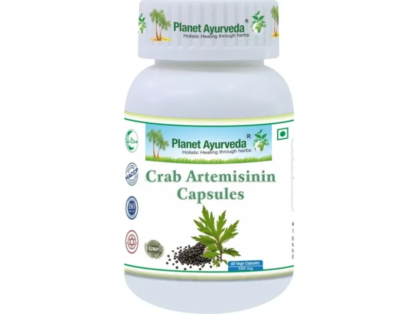 Planet Ayurveda Crab Artemisinin – kapsuly s artemisinínom z paliny ročnej na podporu imunity a detoxikácie