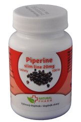 Natural Pharm Piperín slim line (prípravok na chudnutie) 20 mg 100 a 200 tabliet