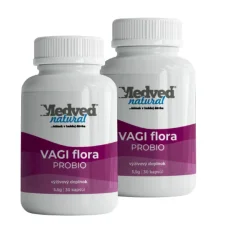 2× Medveď Natural VAGI flora PROBIO 30 kapsúl s kmeňmi Lactobacillus pre ženy 2× Medveď Natural VAGI flora PROBIO 30 kapsúl s kmeňmi Lactobacillus pre ženy