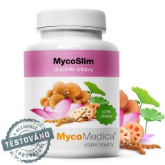 MycoMedica MycoSlim – vitální houby a extrakty pro podporu metabolismu a hubnutí, 100 % veganské