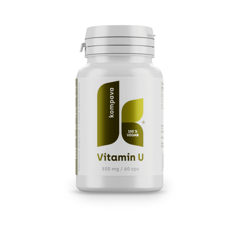 Kompava Vitamín U (anti-vredový faktor) 60 kapsúl