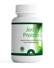 Dr. Jacob’s Jod-Probio, jód z mořských řas, selen, vitamin B12 a probiotika Dr. Jacob’s Jod-Probio, jód z mořských řas, selen, vitamin B12 a probiotika