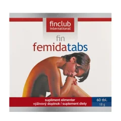 Finclub fin Femidatabs - doplněk stravy pro podporu hormonální rovnováhu žen