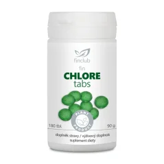 Finclub Chloretabs – doplněk výživy s chlorellou pro detoxikaci organismu, podporu imunity, trávení a přirozené čištění těla
